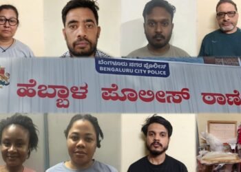 ಹೆಬ್ಬಾಳ ಪೊಲೀಸರ ಭರ್ಜರಿ ಕಾರ್ಯಾಚರಣೆ : 34 ಕೋಟಿ ಮೌಲ್ಯದ ಡ್ರಗ್ಸ್ ಜಪ್ತಿ, 8 ಮಂದಿ ಅರೆಸ್ಟ್!