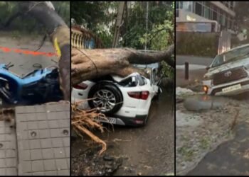 ಬೆಂಗಳೂರಲ್ಲಿ ಆಲಿಕಲ್ಲು ಸಹಿತ ಬಿರುಗಾಳಿ ಮಳೆ ಅಬ್ಬರ ; ಸಾಲು ಸಾಲು ಅವಾಂತರ.. ಜನ ಹೈರಾಣು!