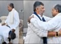 ಬ್ರೇಕ್ಫಾಸ್ಟ್ ಮೀಟಿಂಗ್ ಶುರು ; ಸಿಎಂ ಸಿದ್ದರಾಮಯ್ಯರನ್ನು ತಬ್ಬಿ ಕಾಲಿಗೆ ಬಿದ್ದು ಡಿಕೆಶಿ ಭಾವುಕ!