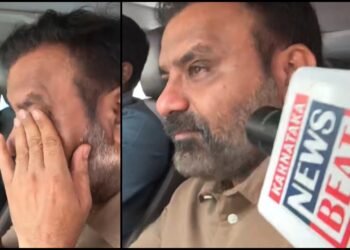 ಸಿದ್ದರಾಮಯ್ಯ ರಾಜೀನಾಮೆ – ಬಿಕ್ಕಿ ಬಿಕ್ಕಿ ಅತ್ತ ಸಚಿವ ಸಂತೋಷ್ ಲಾಡ್!