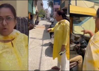 ‘ನಮ್ಮಿಂದಲೇ ನಿನ್‌ ಜೀವನ ನಡೆಯೋದು, ಹಿಂದಿ ಮಾತಾಡು’ – ಆಟೋ ಚಾಲಕನಿಗೆ ಮಹಿಳೆ ಧಮ್ಕಿ​!