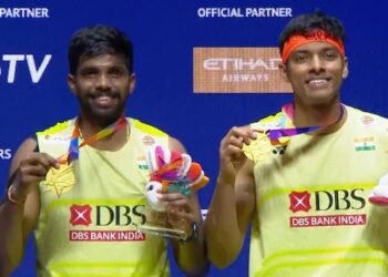 ಸಿಂಗಾಪುರ್ ಓಪನ್ ಬ್ಯಾಡ್ಮಿಂಟನ್ ಪ್ರಶಸ್ತಿ ಮುಡಿಗೇರಿಸಿಕೊಂಡ ಸಾತ್ವಿಕ್-ಚಿರಾಗ್ ಜೋಡಿ