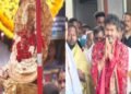 ಕೊಲ್ಲೂರು ಮೂಕಾಂಬಿಕೆಯ ದರ್ಶನ ಪಡೆದು ವಿಶೇಷ ಪೂಜೆ ಸಲ್ಲಿಸಿದ ಸಿಎಂ ವಿಜಯ್