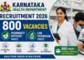 ರಾಜ್ಯದ ಆರೋಗ್ಯ ಇಲಾಖೆಯಲ್ಲಿ 800 ಹುದ್ದೆಗಳ ನೇಮಕಾತಿ : ಫಾರ್ಮಸಿ ಮುಗಿಸಿದವರಿಗೆ ಗುಡ್ ನ್ಯೂಸ್