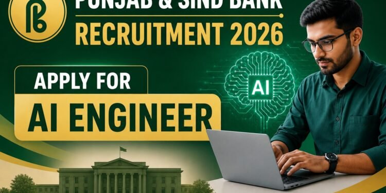 AI ಬಲ್ಲವನೇ ಮಹಾಶೂರ ; ಪಂಜಾಬ್-ಸಿಂಧ್ ಬ್ಯಾಂಕ್ನಲ್ಲಿ 8 ಹುದ್ದೆಗಳ ನೇಮಕಾತಿಗೆ ಅರ್ಜಿ ಆಹ್ವಾನ!