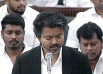 ‘ನೀಟ್ನಿಂದ ಅಸಮಾನತೆ ಸೃಷ್ಟಿ, ದ್ವಿಭಾಷಾ ನೀತಿಗೆ ನಾವು ಬದ್ಧ’ : ತಮಿಳುನಾಡು ವಿಧಾನಸಭೆಯಲ್ಲಿ ಸಿಎಂ ವಿಜಯ್ ಗುಡುಗು