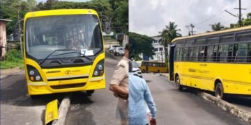 ಉಡುಪಿಯಲ್ಲಿ ಶಾಲಾ ಬಸ್ ಚಾಲಕನಿಗೆ ಹಠಾತ್ ಹೃದಯಾಘಾತ – ಸಮಯಪ್ರಜ್ಞೆಯಿಂದ ತಪ್ಪಿದ ಭಾರೀ ಅನಾಹುತ!