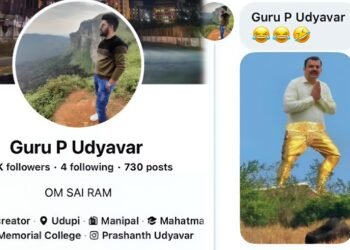ಪರಶುರಾಮನ ಚಿತ್ರಕ್ಕೆ ಶಾಸಕ ಸುನಿಲ್ ಕುಮಾರ್ ಭಾವಚಿತ್ರ ಅಳವಡಿಕೆ ; ಪ್ರಕರಣ ದಾಖಲು