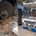 ಪೈಪ್‌ಲೈನ್ ಕಾಮಗಾರಿ ಎಡವಟ್ಟು – ರಸ್ತೆ ಗುಂಡಿಯಲ್ಲಿ ಸಿಲುಕಿದ ಬಿಎಂಟಿಸಿ ಬಸ್!