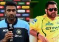 ‘ಧೋನಿಗಿಂತ ಉತ್ತಮ ಆಯ್ಕೆ ಯಾರೂ ಇಲ್ಲ’ ; CSK ಮುಖ್ಯ ಕೋಚ್ ಹುದ್ದೆಗೆ MSD ಹೆಸರನ್ನು ಮುಂದಿಟ್ಟ ಅಶ್ವಿನ್