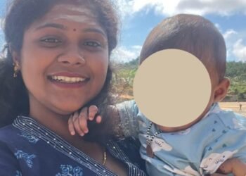 7 ತಿಂಗಳ ಹಸುಗೂಸಿನ ಮುಂದೆಯೇ ತಾಯಿ ಆತ್ಮಹತ್ಯೆ!