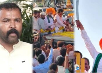ಸಾರ್ವಜನಿಕವಾಗಿ ಖಡ್ಗ ಪ್ರದರ್ಶನ ಆರೋಪ : ಸಚಿವ ಲಕ್ಷ್ಮಣ್‌ ಸವದಿ ವಿರುದ್ಧ ರಾಜ್ಯಪಾಲರಿಗೆ ದಿನೇಶ್‌ ಕಲ್ಲಹಳ್ಳಿ ದೂರು!