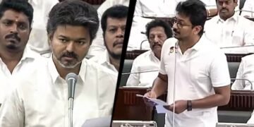 ‘ಸಂಘಿ ಸಚಿವ’ ಟೀಕೆಯ ಕೋಲಾಹಲ : ಭ್ರಷ್ಟಾಚಾರದ ಕಡತ ರಿಲೀಸ್‌ ಮಾಡಲು ವಿಜಯ್‌ಗೆ ಸ್ಟಾಲಿನ್ ಸವಾಲು!