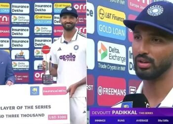 “ವೈಯಕ್ತಿಕ ಸಾಧನೆಗಿಂತ ತಂಡದ ಗೆಲುವೇ ಮುಖ್ಯ” : ಲಂಕಾ ವಿರುದ್ಧ ಮಿಂಚಿ ‘ಸರಣಿ ಶ್ರೇಷ್ಠ’ ಪ್ರಶಸ್ತಿ ಮುಡಿಗೇರಿಸಿಕೊಂಡ ಪಡಿಕ್ಕಲ್