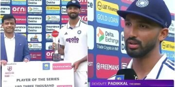 “ವೈಯಕ್ತಿಕ ಸಾಧನೆಗಿಂತ ತಂಡದ ಗೆಲುವೇ ಮುಖ್ಯ” : ಲಂಕಾ ವಿರುದ್ಧ ಮಿಂಚಿ ‘ಸರಣಿ ಶ್ರೇಷ್ಠ’ ಪ್ರಶಸ್ತಿ ಮುಡಿಗೇರಿಸಿಕೊಂಡ ಪಡಿಕ್ಕಲ್