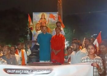 “ರಾಜ್ಯದ ಮೂಲೆ ಮೂಲೆಯಲ್ಲಿ ತಿರಂಗಾ ಯಾತ್ರೆ ಮಾಡ್ತೀವಿ” ; ಪ್ರಿಯಾಂಕ್ ಖರ್ಗೆಗೆ ಸೂಲಿಬೆಲೆ ಸವಾಲ್!