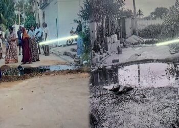 ರಸ್ತೆಯಲ್ಲೇ ಚರಂಡಿ ನೀರು, ಕೊಚ್ಚೆಯಲ್ಲೇ ನಿತ್ಯ ಓಡಾಟ ; ದೂಪದಹಳ್ಳಿ ಜನರ ಆಕ್ರೋಶ!