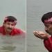 “ಇಲ್ಲಿ ಮೊಸಳೆಗಳಿರಬಹುದು, ಆದರೂ…”: ಯಮುನೆಯಲ್ಲಿ ಮುಳುಗೆದ್ದು ‌”ನದಿ ಸ್ವಚ್ಛವಾಗಿದೆ” ಎಂದ ಬಿಜೆಪಿ ಸಂಸದ