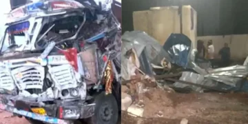 ಟ್ರಕ್ ಹರಿದು 12 ಭಕ್ತರು ಸ್ಥಳದಲ್ಲೇ ಸಾವು